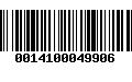 Código de Barras 0014100049906