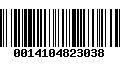 Código de Barras 0014104823038