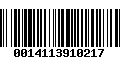 Código de Barras 0014113910217