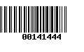 Código de Barras 00141444