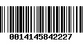 Código de Barras 0014145842227