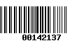 Código de Barras 00142137