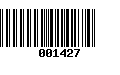 Código de Barras 001427