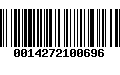 Código de Barras 0014272100696