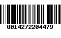 Código de Barras 0014272204479