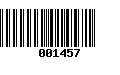 Código de Barras 001457