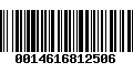 Código de Barras 0014616812506