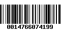 Código de Barras 0014766074199