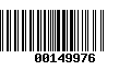 Código de Barras 00149976