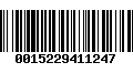 Código de Barras 0015229411247