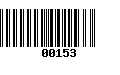 Código de Barras 00153