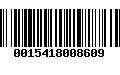 Código de Barras 0015418008609