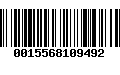 Código de Barras 0015568109492