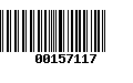 Código de Barras 00157117