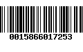 Código de Barras 0015866017253