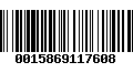 Código de Barras 0015869117608