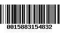 Código de Barras 0015883154832