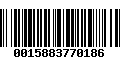 Código de Barras 0015883770186