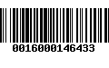 Código de Barras 0016000146433