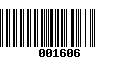 Código de Barras 001606