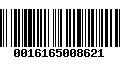 Código de Barras 0016165008621