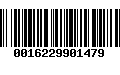 Código de Barras 0016229901479