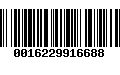 Código de Barras 0016229916688