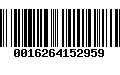 Código de Barras 0016264152959