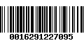 Código de Barras 0016291227095