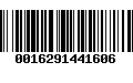 Código de Barras 0016291441606