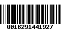 Código de Barras 0016291441927