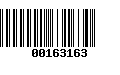 Código de Barras 00163163