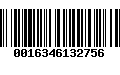 Código de Barras 0016346132756