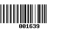 Código de Barras 001639