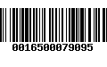 Código de Barras 0016500079095