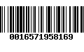 Código de Barras 0016571958169