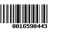 Código de Barras 0016590443