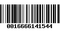 Código de Barras 0016666141544