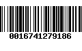 Código de Barras 0016741279186