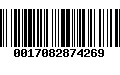 Código de Barras 0017082874269