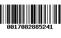 Código de Barras 0017082885241