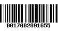 Código de Barras 0017082891655