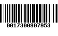 Código de Barras 0017300907953