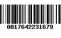 Código de Barras 0017642231679