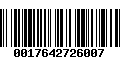 Código de Barras 0017642726007