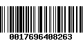 Código de Barras 0017696408263