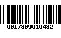 Código de Barras 0017809010482