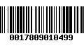 Código de Barras 0017809010499