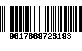 Código de Barras 0017869723193