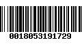 Código de Barras 0018053191729